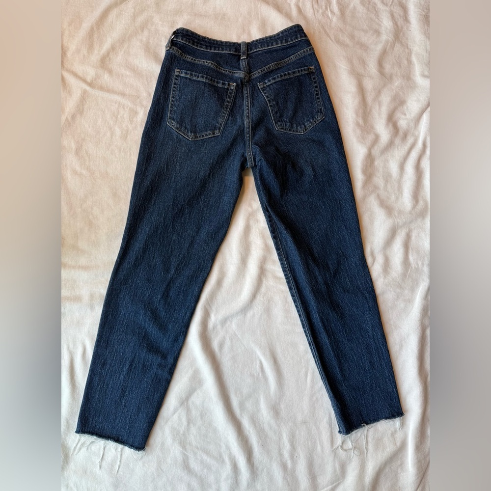 High-Waisted Button-Fly OG Straight Ankle Jeans | Old Navy | size 4 - Picture 7 of 7